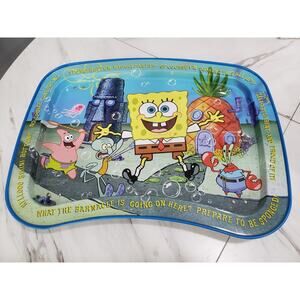 Nickelodeon Trays 2003 Metal SpongeBob SquarePants TV Tray y2k vintage bedroom